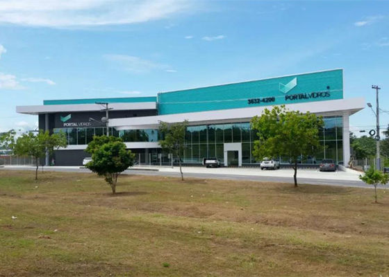 qualità  Q355 Steel Frame Commercial Buildings Windproof Steel Structure Exhibition Hall fabbrica