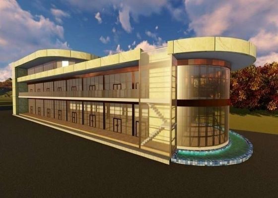 L'acciaio ha prefabbricato la struttura d'acciaio su ordinazione di Decoiling del supermercato del centro commerciale