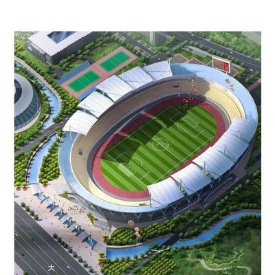 Costruzione prefabbricata affidabile della struttura dello spazio dello stadio della struttura d'acciaio dell'ampia luce