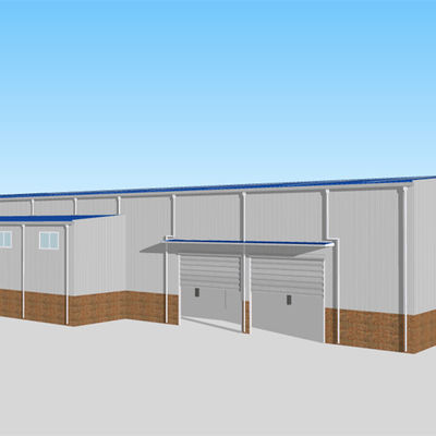 Costruzione prefabbricata del metallo della costruzione della fabbrica del gruppo di lavoro della struttura d'acciaio