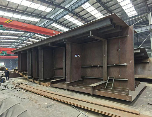 Piattaforma fabbricata a prova di fuoco della struttura d'acciaio della piattaforma d'acciaio industriale prefabbricata