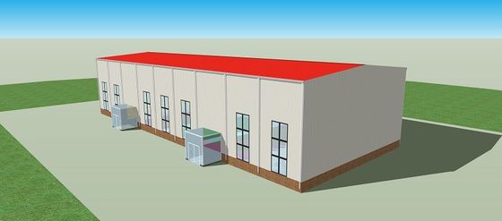 Struttura d'acciaio leggera antivento Hall Assemble Lightweight ISO9001