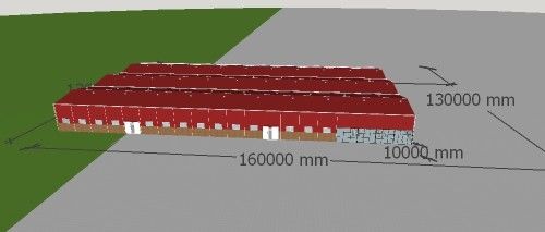Costruzione commerciale riutilizzabile della struttura d'acciaio della struttura Q235B di acciaio per costruzioni edili