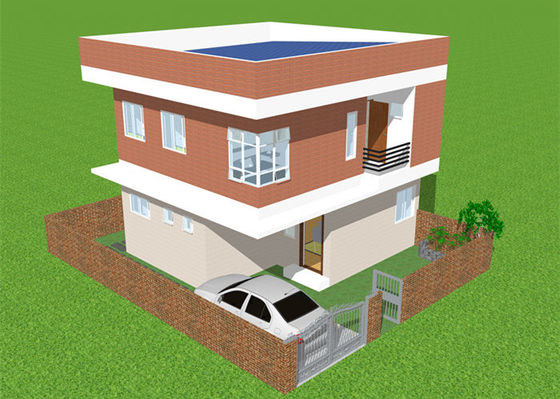 Struttura d'acciaio di Q355B Q235B che alloggia la villa leggera antivento della struttura d'acciaio