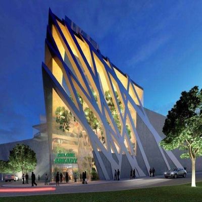 Supermercato lungo del centro commerciale della struttura d'acciaio della portata ODM/dell'OEM