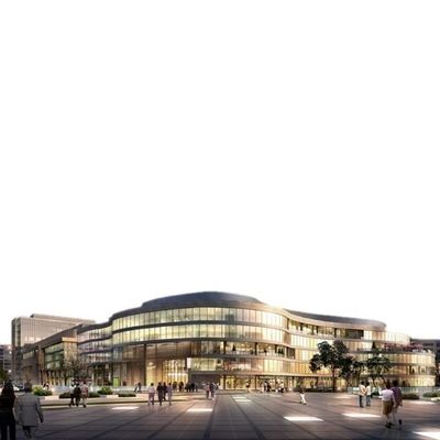 Larga scala del supermercato del centro commerciale della struttura di acciaio di Q235 Q355