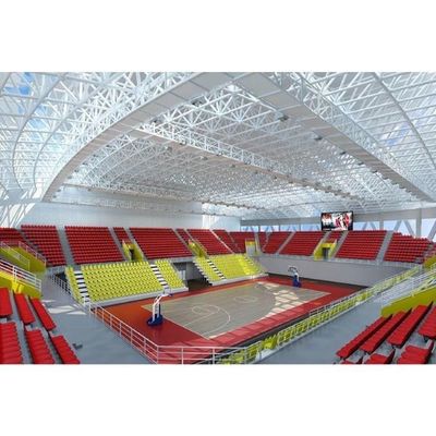 Palestra di costruzione d'acciaio prefabbricata del peso leggero dello stadio della struttura dello spazio dell'ampia luce