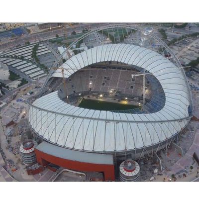 Palestra di costruzione d'acciaio prefabbricata del peso leggero dello stadio della struttura dello spazio dell'ampia luce