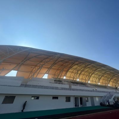 Palestra prefabbricata della costruzione del metallo della struttura d'acciaio ruggine riciclabile dello stadio dell'anti