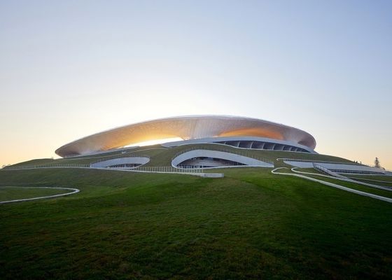 Palestra di costruzione d'acciaio prefabbricata leggera galvanizzata dello stadio della struttura d'acciaio