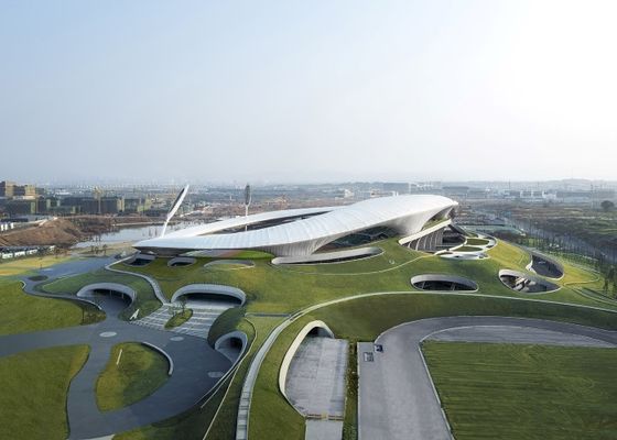 Palestra di costruzione d'acciaio prefabbricata leggera galvanizzata dello stadio della struttura d'acciaio