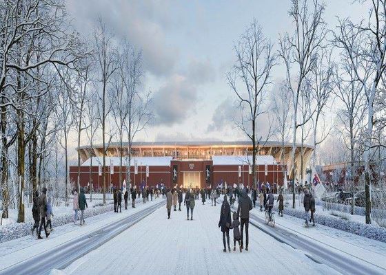 Le costruzioni prefabbricate leggere della palestra del metallo pre hanno costruito lo stadio d'acciaio