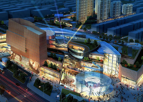 Centro commerciale commerciale a prova di fuoco della costruzione di struttura d'acciaio della struttura d'acciaio ISO9001