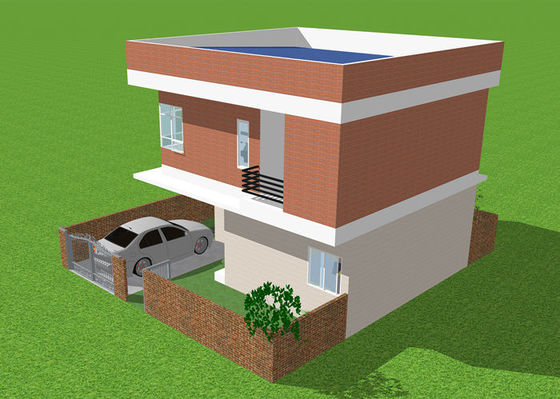 Camera d'acciaio leggera prefabbricata antivento leggera della villa della struttura d'acciaio del ODM