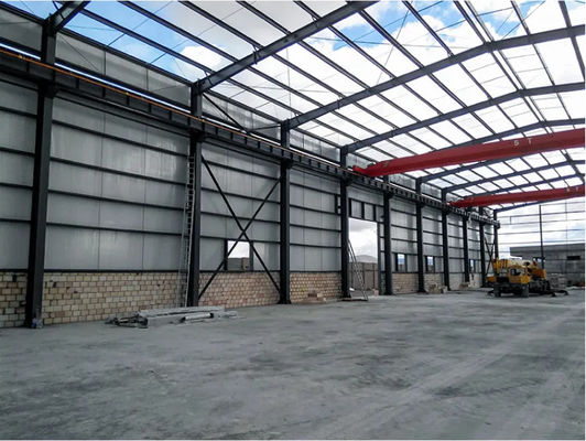 Ampia luce ISO9001 del metallo di griglia delle costruzioni prefabbricate del magazzino