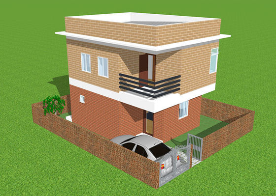 La Camera leggera prefabbricata della struttura d'acciaio ha galvanizzato la villa d'acciaio leggera