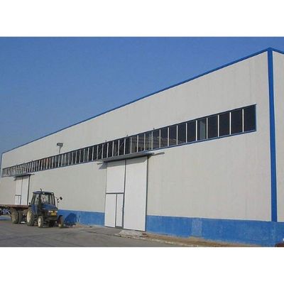 Struttura d'acciaio di Q355B per lo stoccaggio della costruzione dell'officina del magazzino a prova di fuoco