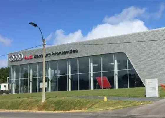 Centro espositivo antivento commerciale industriale prefabbricato della costruzione di struttura d'acciaio