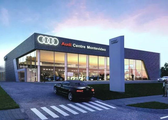 Centro espositivo antivento commerciale industriale prefabbricato della costruzione di struttura d'acciaio