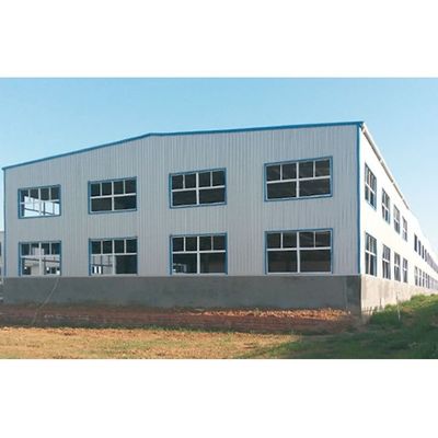Costruzione prefabbricata del metallo della costruzione della fabbrica del gruppo di lavoro della struttura d'acciaio