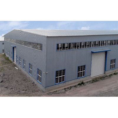 Costruzione prefabbricata del metallo della costruzione della fabbrica del gruppo di lavoro della struttura d'acciaio