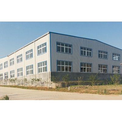Costruzione prefabbricata del metallo della costruzione della fabbrica del gruppo di lavoro della struttura d'acciaio