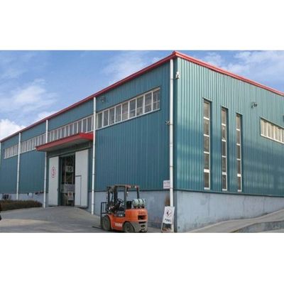 Costruzione prefabbricata del metallo della costruzione della fabbrica del gruppo di lavoro della struttura d'acciaio