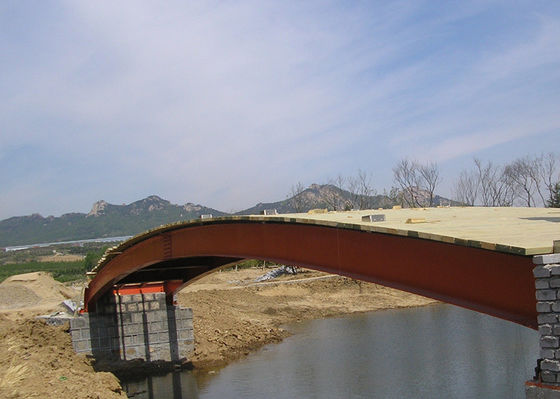 La costruzione di ponte della struttura d'acciaio di Q355B ha galvanizzato prefabbricato