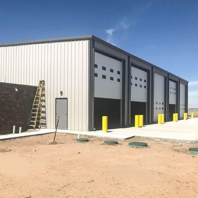 Costruzione prefabbricata del telaio industriale dell'officina della struttura d'acciaio