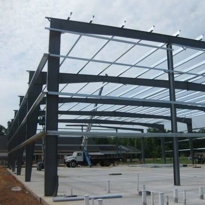 Costruzione prefabbricata del telaio industriale dell'officina della struttura d'acciaio