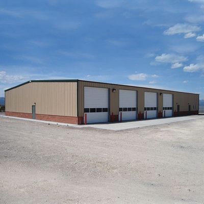Costruzione prefabbricata del telaio industriale dell'officina della struttura d'acciaio