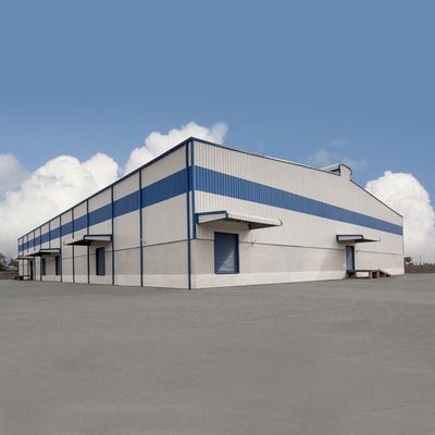 Costruzione prefabbricata del telaio industriale dell'officina della struttura d'acciaio