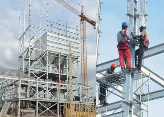 Industriale prefabbricato galvanizzato GB della struttura d'acciaio del gruppo di lavoro della struttura d'acciaio