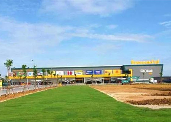 Costruzione prefabbricata industriale commerciale della costruzione di edifici della struttura d'acciaio di Q355 Q235
