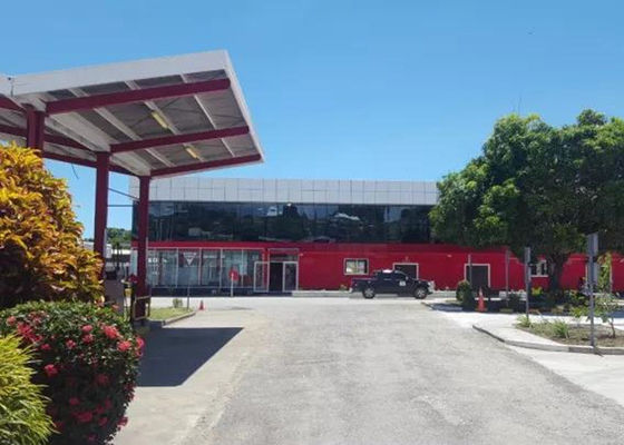 La costruzione dell'edificio per uffici della struttura d'acciaio di Q355 Q235 ha prefabbricato