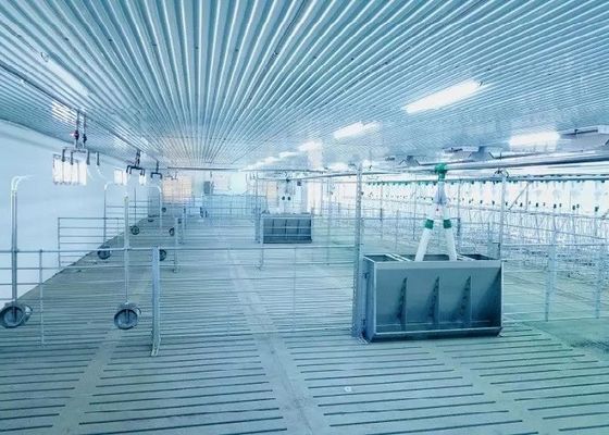 Il portale antivento della Camera di maiale della struttura d'acciaio ha prefabbricato la struttura d'acciaio ISO9001