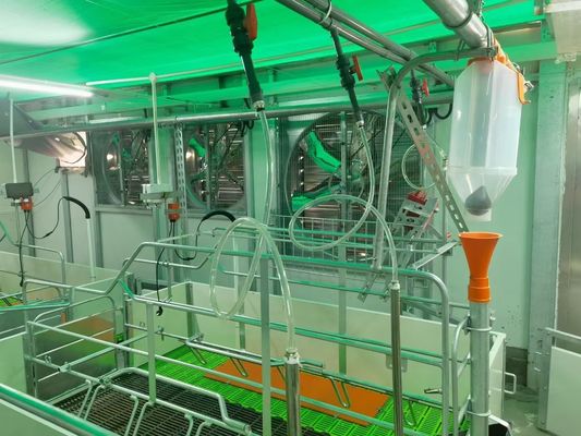 Il portale antivento della Camera di maiale della struttura d'acciaio ha prefabbricato la struttura d'acciaio ISO9001
