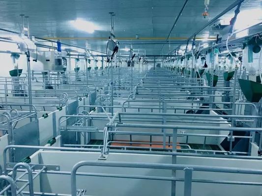 Il portale antivento della Camera di maiale della struttura d'acciaio ha prefabbricato la struttura d'acciaio ISO9001