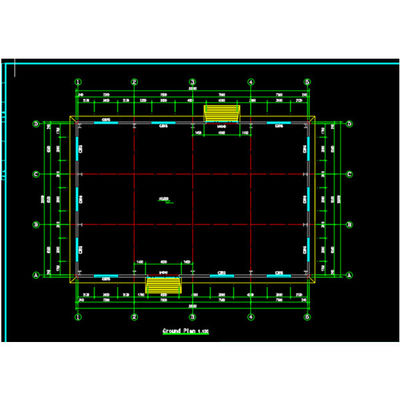 costruzione di struttura di industria del magazzino della struttura d'acciaio della costruzione prefabbricata di 30m*20m