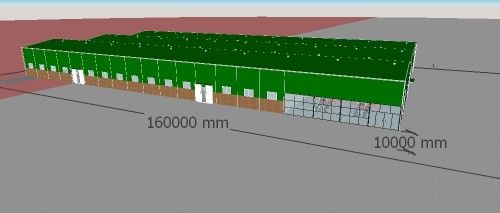 Il gruppo di lavoro leggero Warehoues del negozio di manutenzione della struttura d'acciaio ha personalizzato