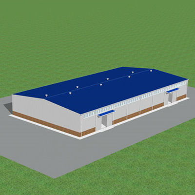 Costruzione prefabbricata industriale della costruzione della struttura del magazzino della struttura d'acciaio