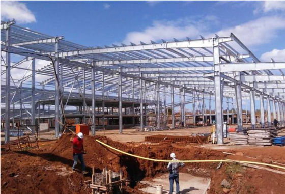 Norma di costruzione portale prefabbricata di GB del magazzino della struttura d'acciaio della struttura