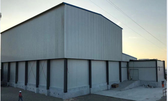 Magazzino portale galvanizzato della struttura d'acciaio con la dimensione personalizzabile