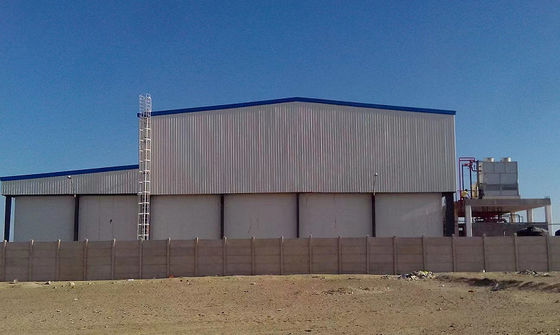 Stoccaggio d'acciaio leggero prefabbricato del fabbricato industriale della struttura d'acciaio