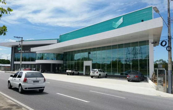 Sala d'esposizione commerciale prefabbricata GB dell'automobile della struttura d'acciaio di Decoiling della costruzione della struttura