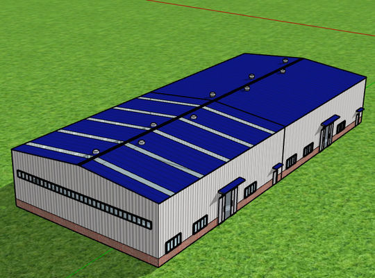 Fabbricato industriale della struttura 70*50 di montaggio d'acciaio portale del magazzino