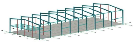 Magazzino su misura del PVC/di alluminio Windows struttura d'acciaio con il Purlin della sezione di C/Z