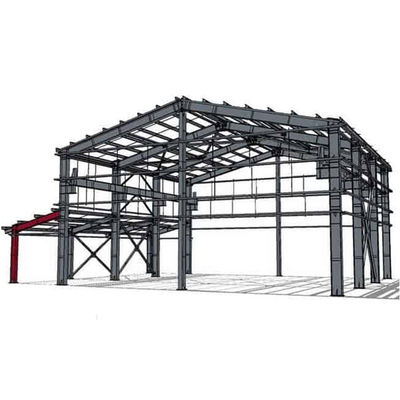Struttura in acciaio Magazzino prefabbricato Costruzione Fabbrica di capannoni con telaio in acciaio