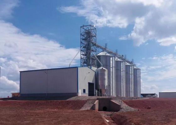 Costruzione d'acciaio prefabbricata del magazzino della piattaforma della struttura d'acciaio di Q355B Q235B