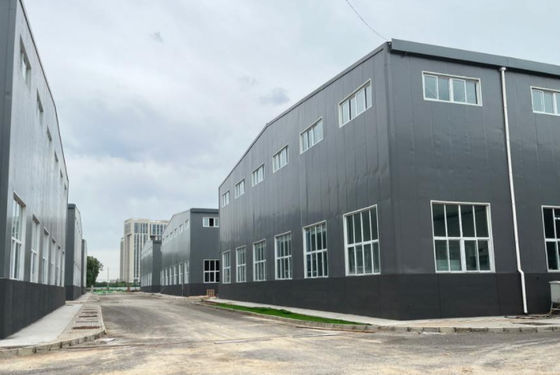 Struttura portale d'acciaio leggera prefabbricata commerciale Q355B dell'edificio per uffici